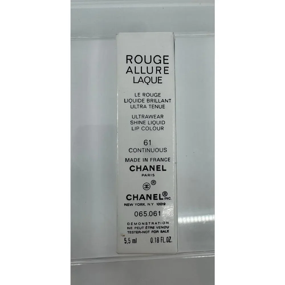 NIB Chanel Rouge Allure Laque - Ultrawear Shine Liquid Lipstick #61 Continuous